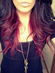 Black hair with highlights blonde highlights highlights underneath blonde streaks peekaboo highlights colored highlights love hair gorgeous #41: Pin By Alisha On Love Burgundy Hair Hair Inspiration Color Red Hair Color