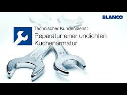 Reparatur Einer Undichten Kuchenarmatur Blanco Youtube