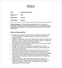 Vehicle stock controller jobs now available. Controller Job Description Template 10 Free Word Pdf Format Download Free Premium Templates