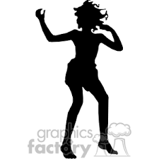 Black And White Dancer Silhouette Black And White Dance Cartoon Women Dancing And Having A Good Time Clipart Royalty Free Clipart 373944 Clip Art Royalty Free Clipart Free Pictures