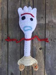 18 Forky Toy Story 4 Forky Stuffed Crochet Forky Spork Etsy Sewing Crafts Etsy Acrylic Yarn