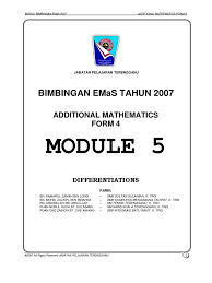 Street view kuala terengganu views. Form 4 2007 Module Terengganu Additional Mathematics 05 Pdf Derivative Analysis