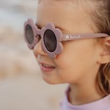 LITTLE DUTCH. Kids sunglasses UV 400 Flower mauve