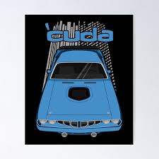 Image result for Light Blue 1970 Barracuda