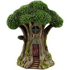 Midwest Design Fairy Garden Led Treehouse 6 Walmart Com In 2020 Miniature Fairy Gardens Fairy Tree Houses Fairy Garden Houses