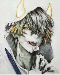 Pin By Zeref On Anime Anime Drawings Boy Anime Demon Boy Anime Halloween