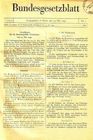 Einfuhrung Das Grundgesetz Fur Die Bundesrepublik Deutschland 23 Mai 1949 Bayerische Staatsbibliothek Bsb Munchen