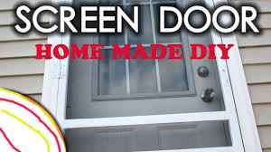 When your sliding screen door won't slide or always falls off, it can be frustrating. How To Make Homemade Easy Plastic Screen Door Diy Youtube