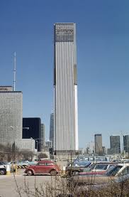 Photograph Of The Standard Oil Building Now Aon Center Under Construction Taken In March 1973 By Chicago Architecture Architecture Details Chicago Pictures
