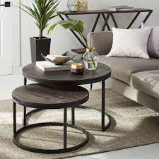 The sturdy nature of pine wood means that as accent pieces, pine coffee table enhances the look of a room. Set Of 2 Pine Wood Coffee Tables With Metal Legs Stoliki Iskusstvo Vtorichnogo Ispolzovaniya Drevesiny