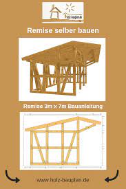 Remise Bauen Carport Selber Bauen Carport Garage Aus Holz