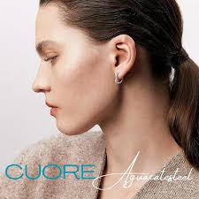 Orecchini donna Cuore argento 925 Design elegante Orecchini d'argento  Ideali per occasioni speciali Per donne e ragazze : Amazon.it: Moda