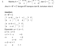 Maybe you would like to learn more about one of these? Contoh Soal Transpose Matriks Cara Golden
