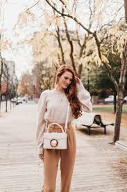 Polish supermodel anja rubik was recently spotted carrying a cute little gucci soho disco bag while spending some time with her family in warsaw. Color Coordinate Your Neutral Outfit With Camel White Beige