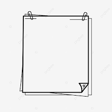 Hand Drawn Black And White Lines Note Paper Border Border Clipart Photo Cartoon Hand Drawn Style Border Png And Vector With Transparent Background For Free D Black And White Lines Borders