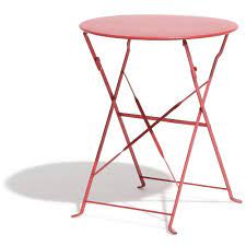 table de jardin rio pliante metal rose parasol rectangulaire table de jardin table basse jardin