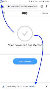 However i get this error since i added that line the format of value 'inline; Downloading Zip Files On Your Android Phone Or Tablet Wetransfer Support
