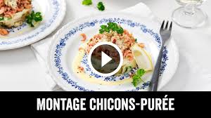 Montage Chicons Puree Aux Crevettes Et Sauce Moutarde Recept In 2020 Frietjes Witloof Garnalen
