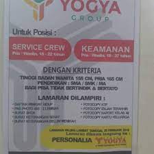 Lowongan kerja sma d3 s1 pt bank rakyat indonesia (persero) tbk 2021. Lowongan Kerja Yogya Ciamis Jl Perintis Kemerdekaan 2021