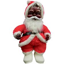 Rushton Black Americana Santa Doll With Coke Cola Bottle All N The Family Collectibles Ruby Lane
