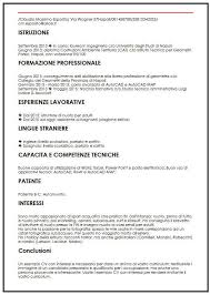Esempi Di Cv Istruttore Di Nuoto Ilcvperfetto