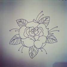 Maybe you would like to learn more about one of these? Traditional Rose Tattoo Linework By Hobojay On Deviantart Traditional Rose Tattoos Traditional Roses Line Work Tattoo