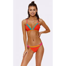 Maillot de bain banana moon 40. Haut De Bikini Banana Moon Taeko Teknicolor Rouge Haut Maillot De Bain Plage 2 Pieces Les4nages