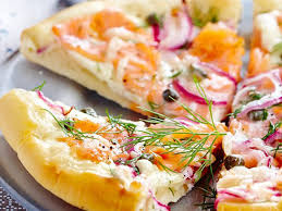 Pizza Au Saumon Fume Marcel Baey Pizza Saumon Pizza Saumon Fume Recette Pizza