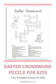 Crossword labs is a crossword puzzle maker. Free Printable Easter Crossword Puzzle Fun Easter Activities For Kids