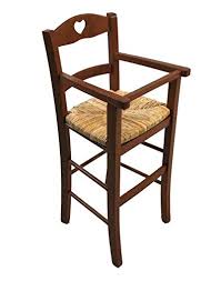 Son dossier avec ses barreaux aux finitions courbé offre un bon maintien ainsi qu'une prise en pain facile. Chaise Enfant Paille