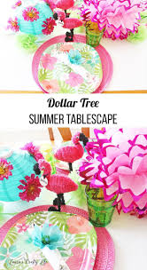 Dollar Tree Summer Tablescape Dollar Tree Birthday Tree Crafts Dollar Tree Crafts