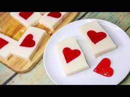 hidden heart jello pudding inside heart pudding dessert bread pudding recipe valentine treats youtube desserts dessert recipes pudding desserts recipes