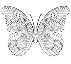 25 free printable butterfly coloring pages