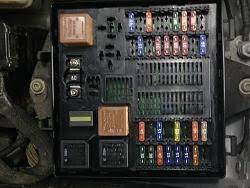 It will be a green relay and brown relay on the left shock/strut tower. Need Help With P0687 Ecm Pcm Power Relay Control Circuit High Jaguar Forums Jaguar Enthusiasts Forum