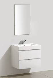 White wall hung bathroom cabinet. 27 Caspar White Wall Mount Bathroom Vanity Mv36590c Wall Mounted Bathroom Vanity Modern Bathroom Vanity Bathroom Vanity