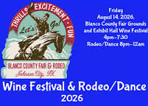 95th Blanco County Fair and Rodeo Wine Festival