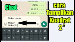 Iklan yang sering muncul secara tiba tiba pada ponsel android, tentunya sangat menggangu kenyamanan kita saat berselancar di dunia maya. Tips Munculkan Angka 2 Pangkat Kuadrat Di Android Cara Menampilkan Kuadrat Ketika Chat Di Android Youtube