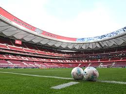 🎥 In perfect nick, the Metropolitano pitch ready for Arsenal 🌿