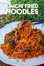 The Best Kimchi Fried Noodles Recipe Video Seonkyoung Longest Recipe Fried Noodles Recipe Traditional Kimchi Recipe Kimchi