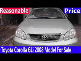 The site owner hides the web page description. Toyota Corolla Gli 2008 Model For Sale Bumper To Bumper Genuine Price Detail Specs Features Youtube
