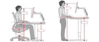 Yes because it gives the user the option of changing positions throughout their day. Ergonomic Office Desk Chair And Keyboard Height Calculator Human Solution 14 5 Seat Height 23 E Ergonomic Office Ergonomic Desk Height Cool Office Desk