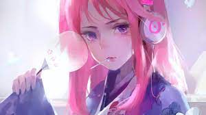 Pink wallpaper anime grid wallpaper phone screen wallpaper soft wallpaper wallpaper iphone disney iphone background wallpaper aesthetic pastel wallpaper kawaii wallpaper aesthetic. Cute Anime Girl Pink Art 4k Hd Anime 4k Wallpapers Images Backgrounds Photos And Pictures