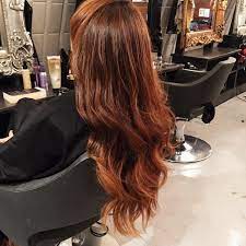 Wavy Copper Hair Blow Dry London Hairdresser For More Hairstyles And Our List Of Hair Services Visit Www Livet London Hair Salon Best Hair Salon Salon London