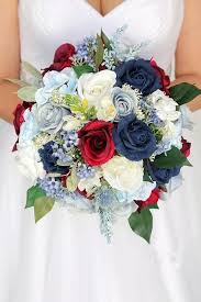30 Independence Day Wedding Ideas Wedding Forward Red Bouquet Wedding Blue Wedding Bouquet Red Wedding Flowers