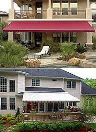 Awnings Solar Shades Charlottesville Richmond Va Wooden Sun Solar Shades Awning Patio Area