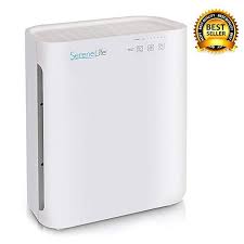 Serenelife Hepa Filter Home Air Purifier White Air Purifying W Uv C Sanitizer Carbon Pre Filters Germ Hepa Air Purifier Air Purifier Desktop Air Purifier