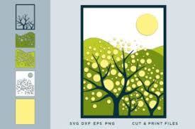 Download Wall Art 3d Landscape Svg Graphic By 2dooart Creative Fabrica