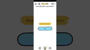 Check spelling or type a new query. Brain Out Level 103 Jika Cde Edf Maka Efh Youtube