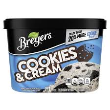 I scream, you scream, we all scream for free ice cream! Cookies And Cream Ice Cream Frozen Dairy Dessert 48oz Breyers Target