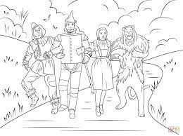 Wizard of oz coloring pages. Wizard Of Oz Coloring Page Coloring Home